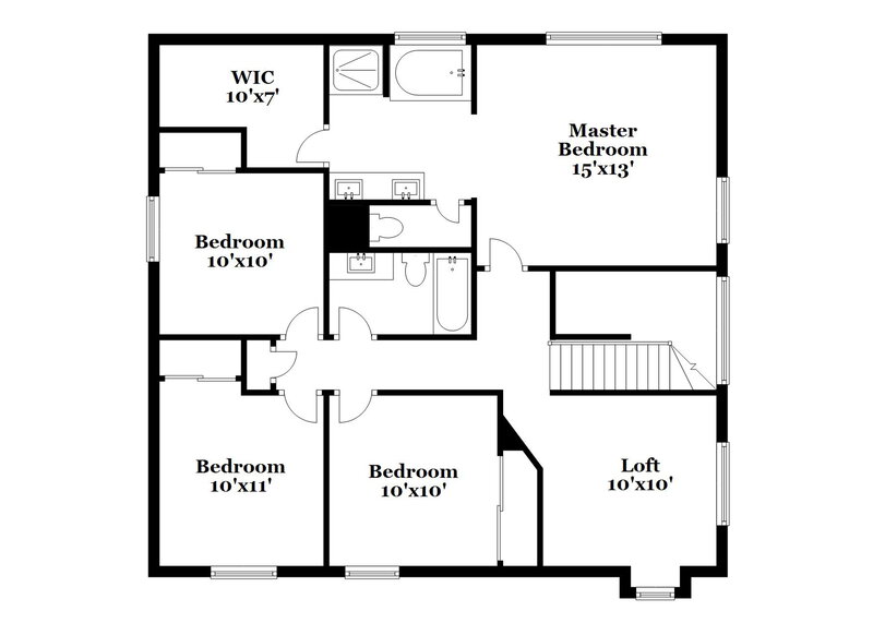 2,235/Mo, 7224 W Crown King Rd Phoenix, AZ 85043 Floor Plan View 2