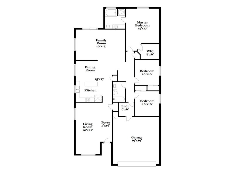 1,805/Mo, 21861 W Mohave St Buckeye, AZ 85326 Floorplan View