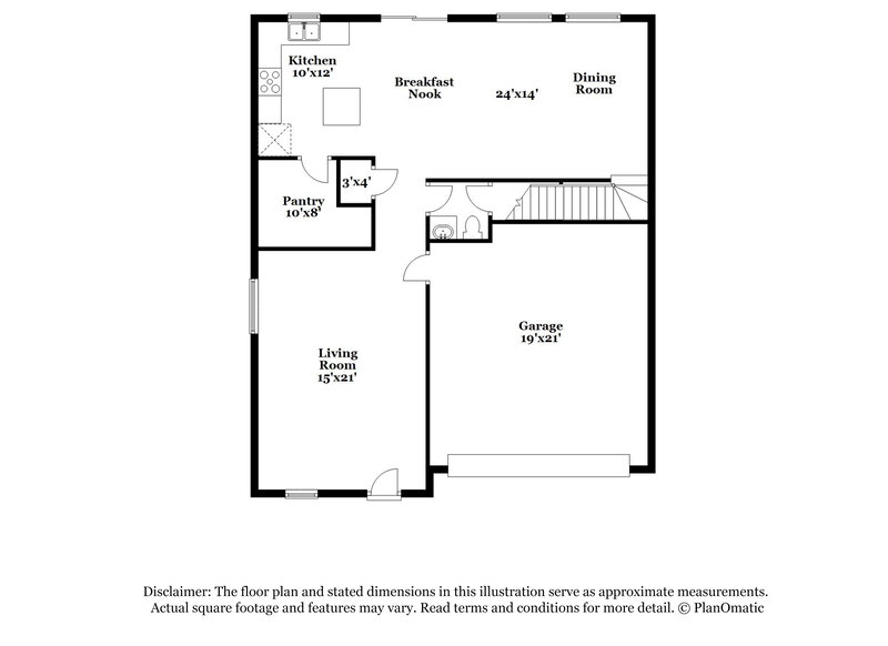 2,075/Mo, 16043 N 168th Ave Surprise, AZ 85388 Floor Plan View