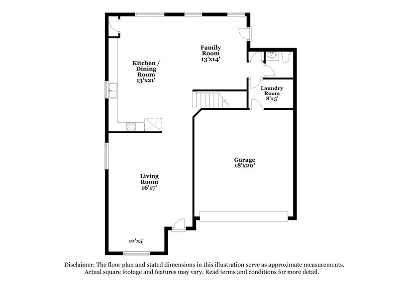 1,965/Mo, 11537 W Flores Dr El Mirage, AZ 85335 Floor Plan View