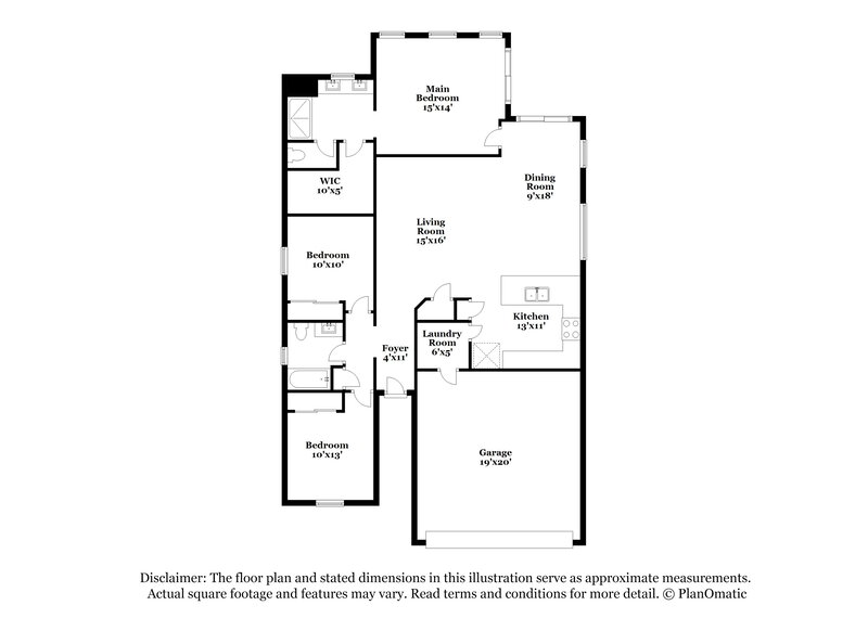 2,110/Mo, 20251 W Buchanan St Buckeye, AZ 85326 Floor Plan View