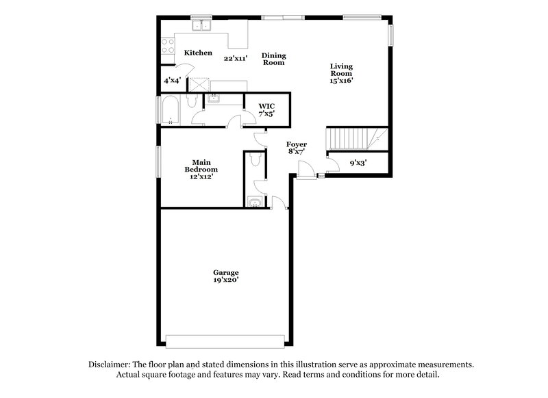 3,070/Mo, 16761 W Maricopa St Goodyear, AZ 85338 Floor Plan View