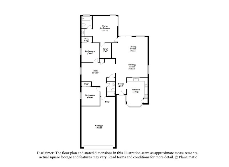 1,765/Mo, 15 W Coral Bean Dr San Tan Valley, AZ 85143 Floorplan View