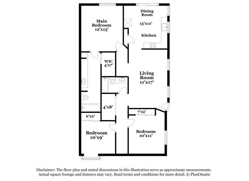 2,260/Mo, 947 S Tucana Ln Gilbert, AZ 85296 Floor Plan View