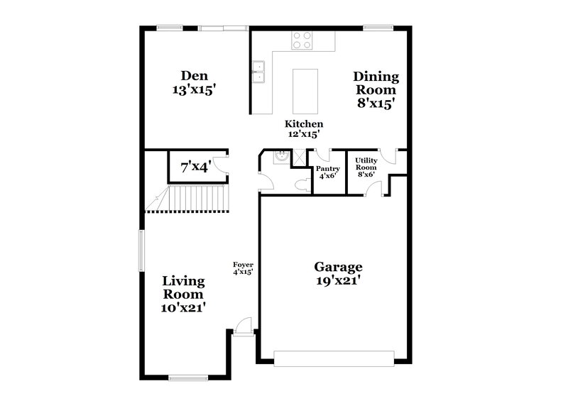 2,465/Mo, 3202 S Justin Dr Tolleson, AZ 85353 Floor Plan View