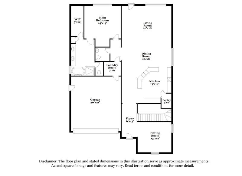 2,485/Mo, 10209 W Wier Ave Tolleson, AZ 85353 Floor Plan View 2