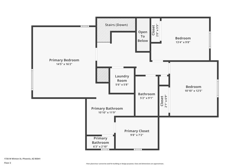 2,005/Mo, 1726 W Minton St Phoenix, AZ 85041 Floor Plan View 2