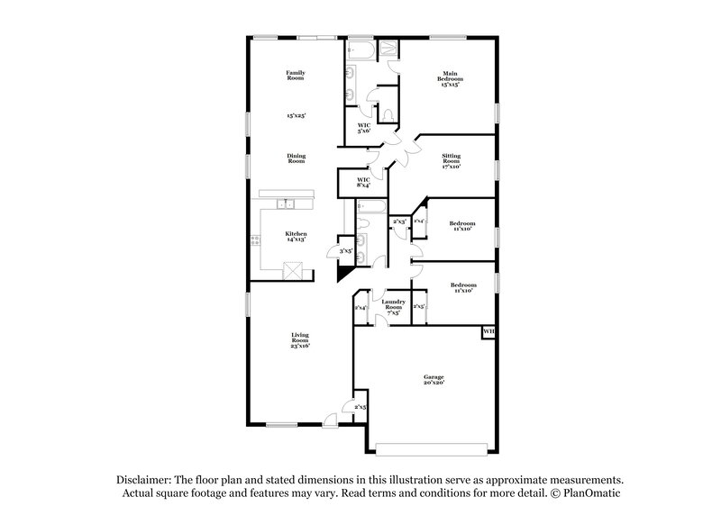 2,255/Mo, 7009 W Shumway Farm Rd Laveen, AZ 85339 Floor Plan View
