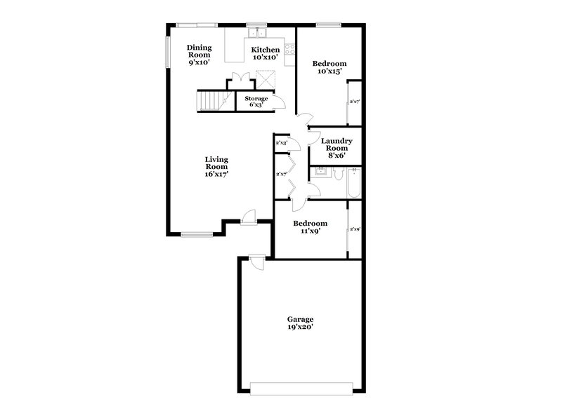 2,170/Mo, 458 N New Haven Mesa, AZ 85205 Floor Plan View