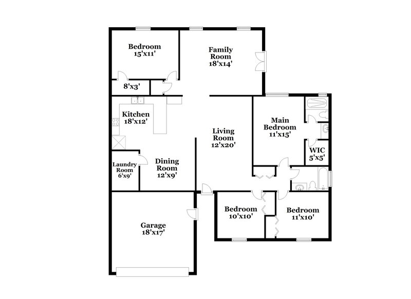 2,785/Mo, 2648 E Covina St Mesa, AZ 85213 Floor Plan View