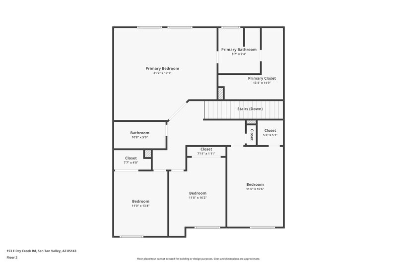 1,785/Mo, 153 E Dry Creek Rd San Tan Valley, AZ 85143 Floor Plan View 2