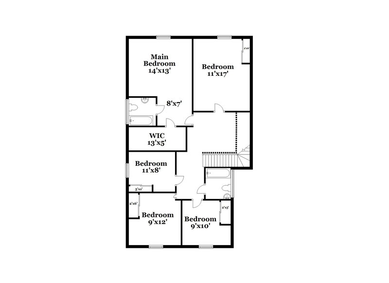 2,385/Mo, 3733 W Dunbar Dr Phoenix, AZ 85041 Floor Plan View 2