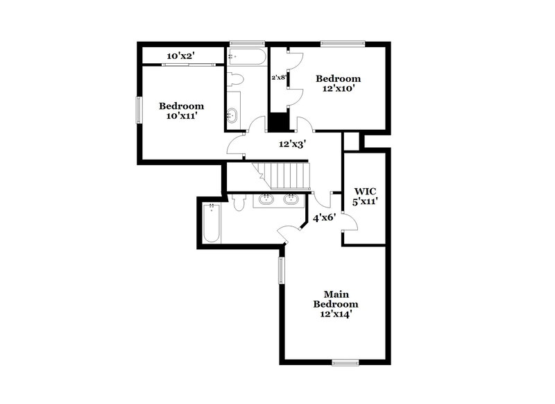 2,620/Mo, 521 N Red Rock St Gilbert, AZ 85234 Floor Plan View 2