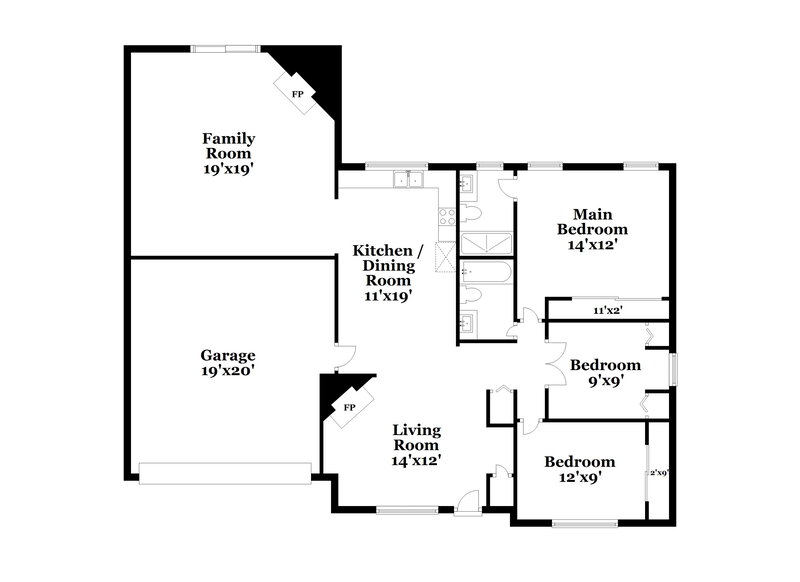 2,130/Mo, 5222 W Aster Dr Glendale, AZ 85304 Floor Plan View