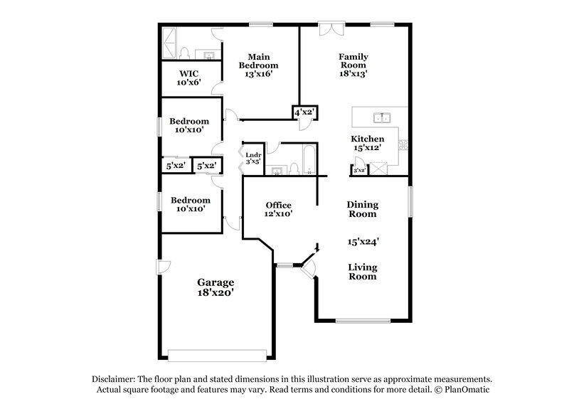 2,330/Mo, 1128 W 20th Ave Apache Junction, AZ 85120 Floor Plan View