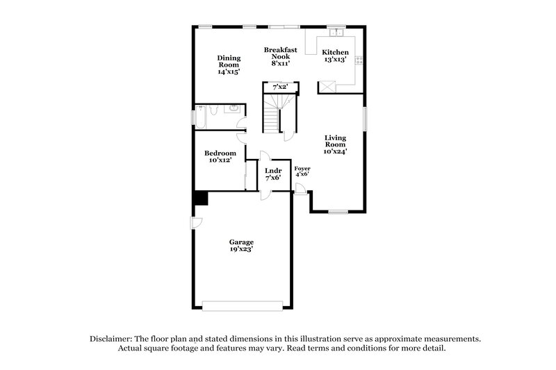 2,400/Mo, 5415 W Pollack St Laveen, AZ 85339 Floor Plan View