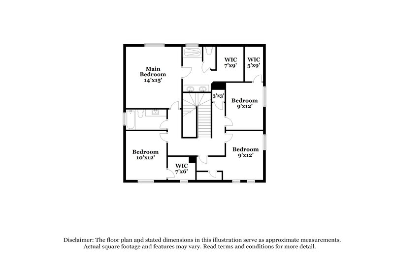 2,400/Mo, 5415 W Pollack St Laveen, AZ 85339 Floor Plan View 2