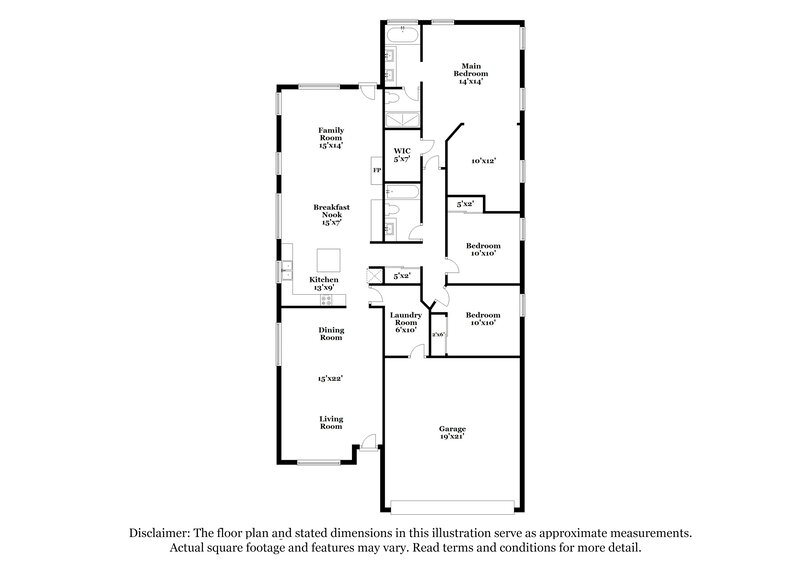 2,550/Mo, 2452 W Blue Sky Dr Phoenix, AZ 85085 Floor Plan View