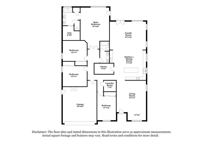 2,695/Mo, 10014 W Irma Ln Peoria, AZ 85382 Floor Plan View