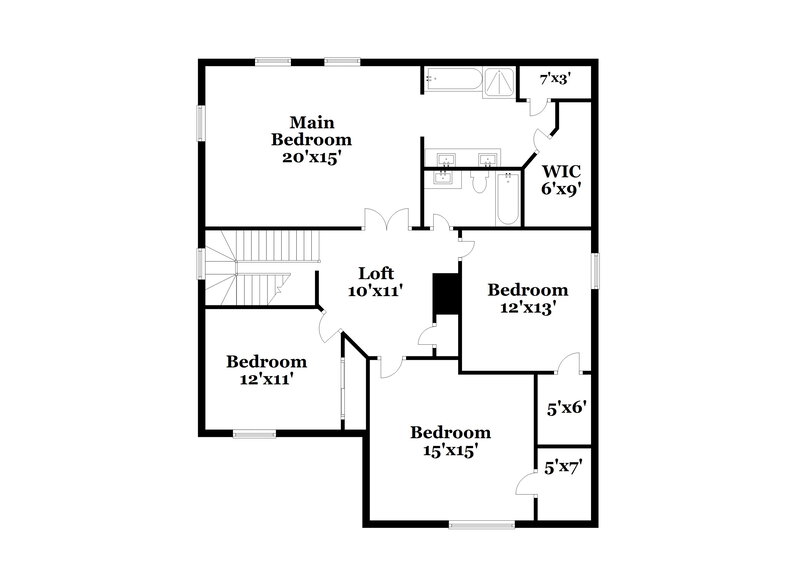 2,005/Mo, 1836 E Silversmith Trail San Tan Valley, AZ 85143 Floor Plan View