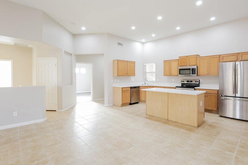 2,915/Mo, 3441 E Baranca Ct Gilbert, AZ 85297 Kitchen View 2
