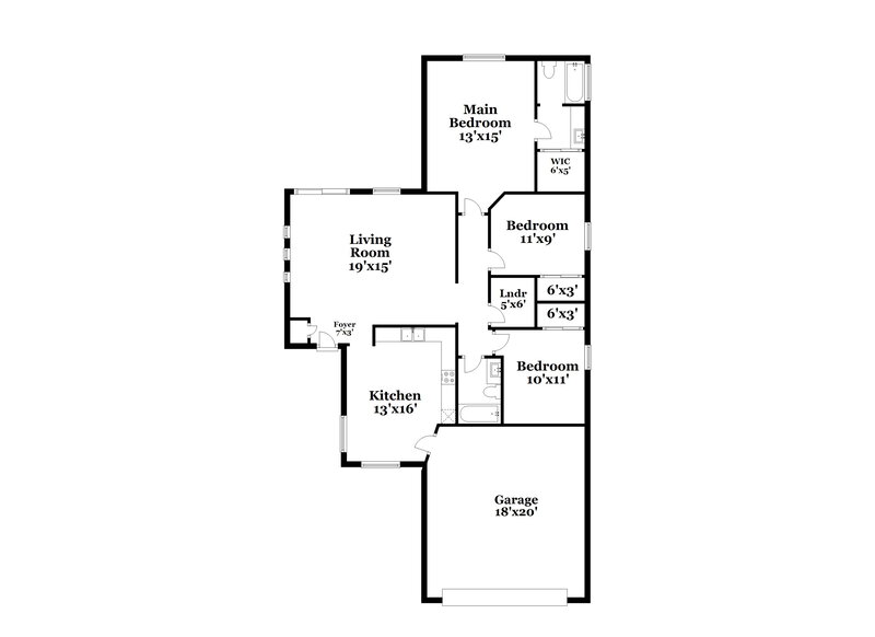 1,835/Mo, 1081 W 21st Ave Apache Junction, AZ 85120 Floor Plan View