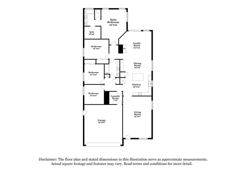 2,550/Mo, 43362 N Vista Hills Dr Anthem, AZ 85086 Floor Plan View