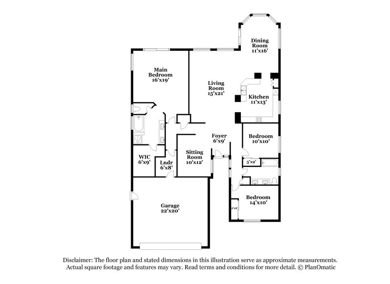 2,215/Mo, 8817 W Melinda Ln Peoria, AZ 85382 Floor Plan View