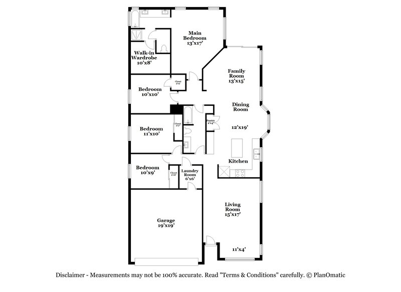 2,460/Mo, 25832 N 66th Dr Phoenix, AZ 85083 Floor Plan View