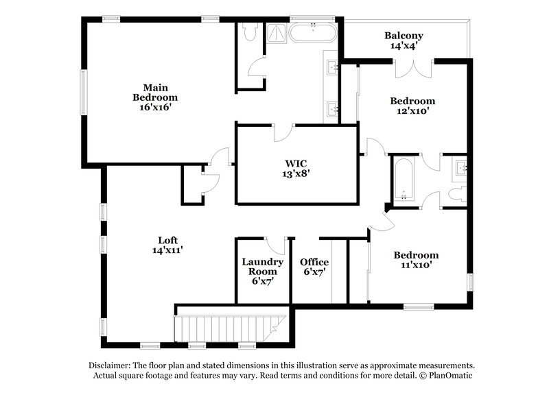 2,440/Mo, 2373 W Sleepy Ranch Rd Phoenix, AZ 85085 Floor Plan View 2