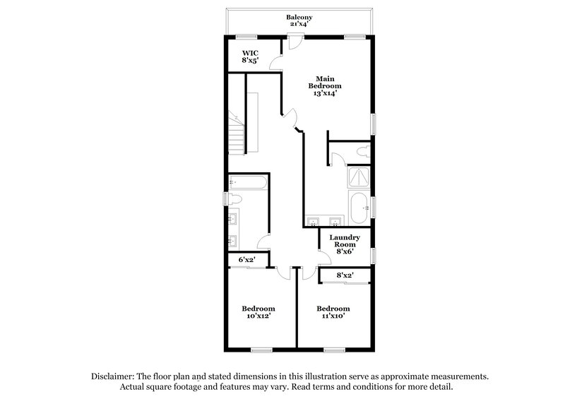 1,630/Mo, 11466 W St John Rd Surprise, AZ 85378 Floor Plan View 2
