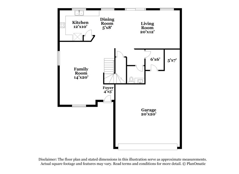 2,180/Mo, 17805 N 13th St Phoenix, AZ 85022 Floor Plan View