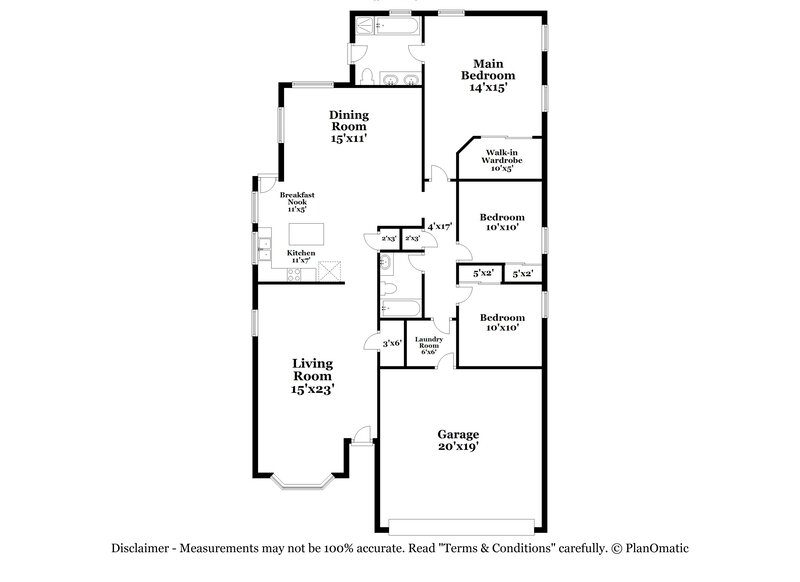 2,135/Mo, 2415 W Blue Sky Dr Phoenix, AZ 85085 Floor Plan View