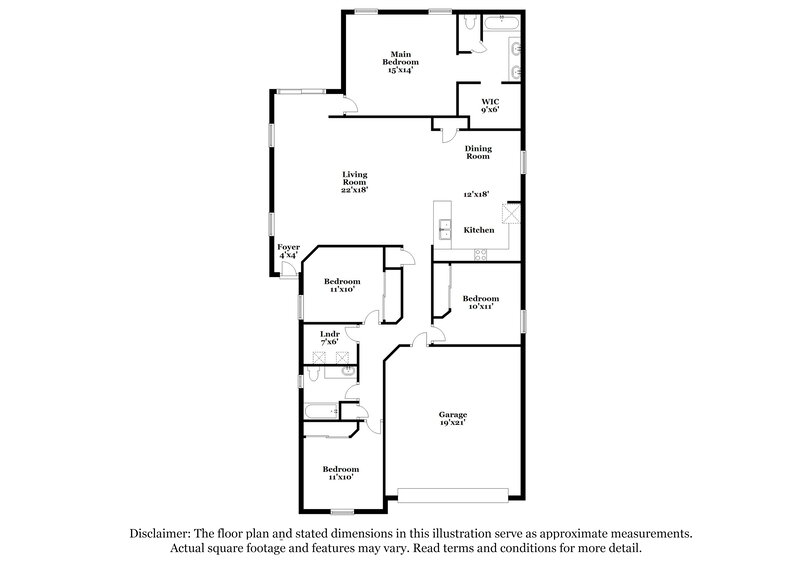 1,775/Mo, 1931 E Dust Devil Dr San Tan Valley, AZ 85143 Floor Plan View