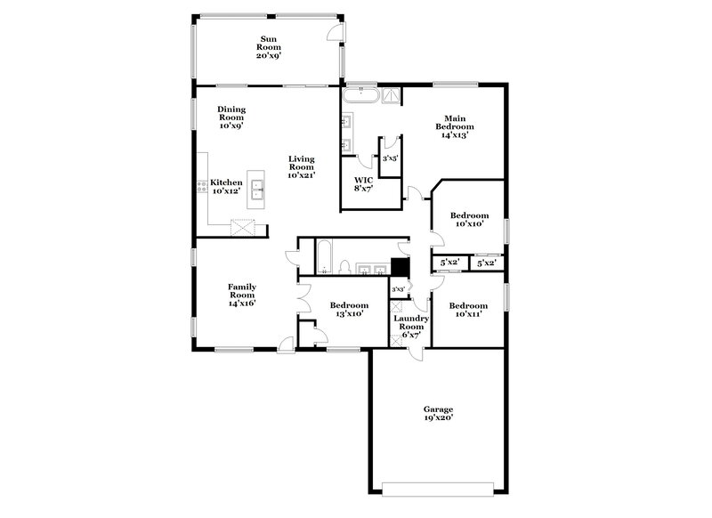 2,385/Mo, 3526 N Ravine Mesa, AZ 85215 Floor Plan View
