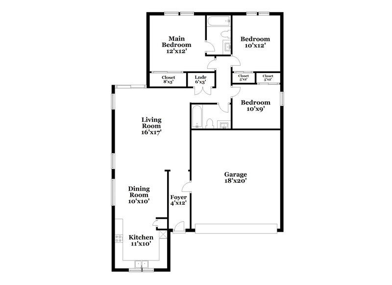 2,055/Mo, 6079 S Wilson Dr Chandler, AZ 85249 Floor Plan View