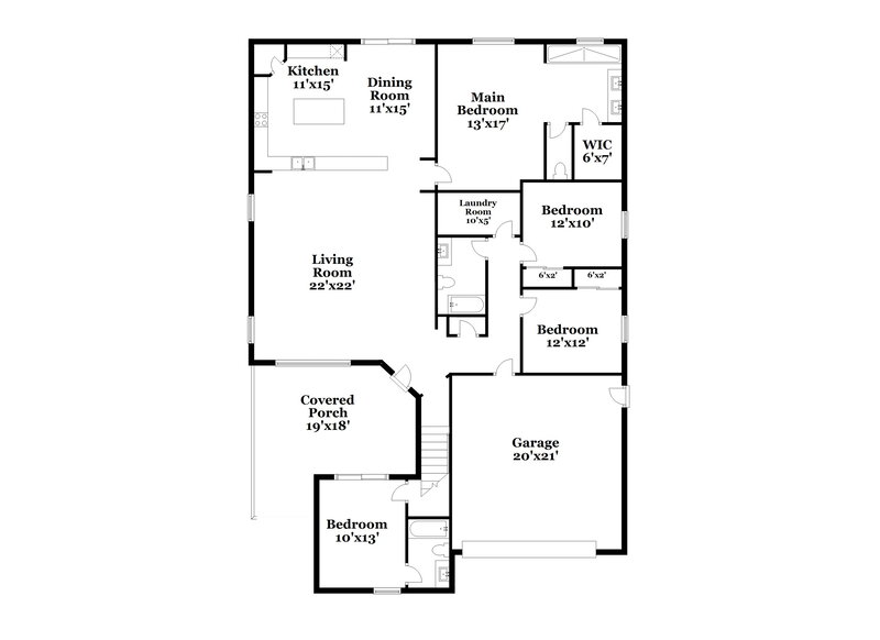 4,330/Mo, 22339 E Cherrywood Dr Queen Creek, AZ 85142 Floor Plan View