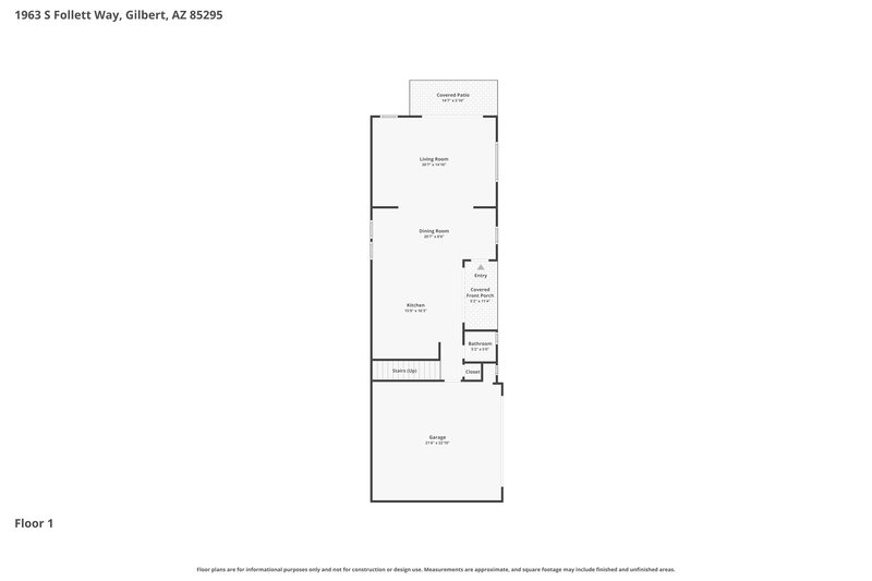 2,725/Mo, 1963 S Follett Way Gilbert, AZ 85295 Floor Plan View 2
