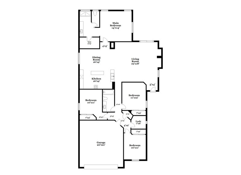 2,165/Mo, 21027 E Sonoqui Dr Queen Creek, AZ 85142 Floor Plan View