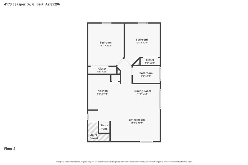 0/Mo, 4173 E Jasper Dr Gilbert, AZ 85296 Floor Plan View 2
