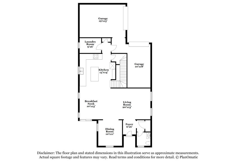 1,995/Mo, 8423 W Vernon Ave # 113 Phoenix, AZ 85037 Floorplan View