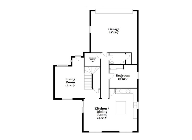 2,470/Mo, 7412 S 37th Dr Phoenix, AZ 85041 Floor Plan View
