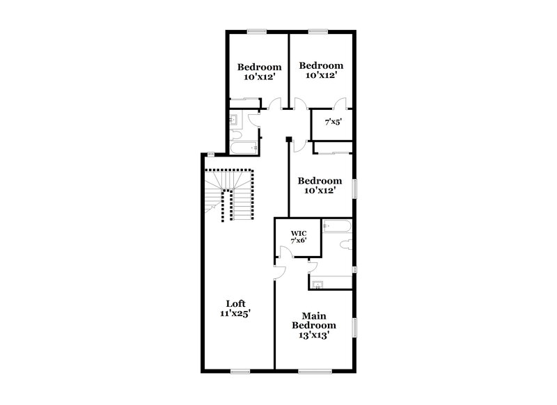 2,470/Mo, 7412 S 37th Dr Phoenix, AZ 85041 Floor Plan View 2