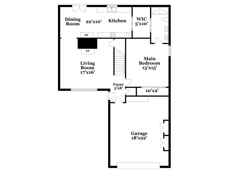 2,855/Mo, 2848 E Brown Rd Unit 8 Mesa, AZ 85213 Floor Plan View 2