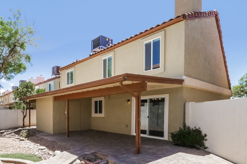 2,855/Mo, 2848 E Brown Rd Unit 8 Mesa, AZ 85213 Rear View