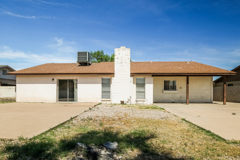 2,680/Mo, 1307 W Palo Verde Dr Chandler, AZ 85224 Rear View