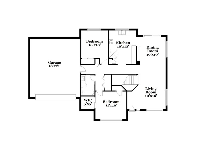 2,520/Mo, 18421 N 44th Pl Phoenix, AZ 85032 Floor Plan View