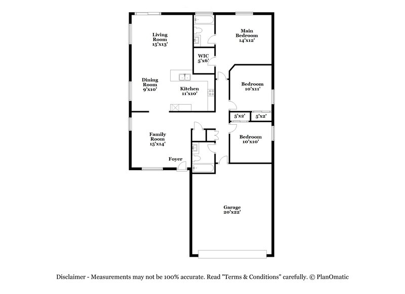 2,085/Mo, 973 E Yuma Ave Apache Junction, AZ 85119 Floor Plan View