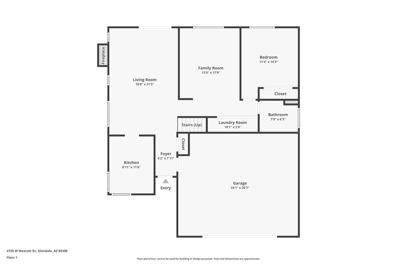 2,115/Mo, 4725 W Wescott Dr Glendale, AZ 85308 Floor Plan View