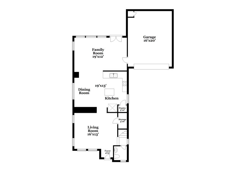 2,245/Mo, 3929 W Irwin Ave Phoenix, AZ 85041 Floor Plan View